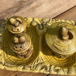 1960s Mushroom table set